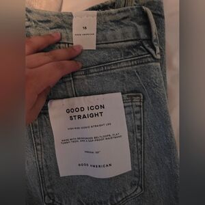 Good American Good Icon Straight 15